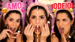 MAQUIAGEM completa com produtos que eu ODEIO… mas AMO a embalagem! 😳💔