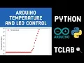 Arduino Temperature and LED with Python
