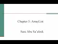 ArrayList - part 2