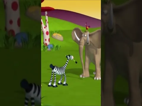 Zebra Pintora 🦓🎨😂 Desenho Animado Engraçado de Animal #gazoon #shorts #animaisensgraçados