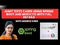 JUnit Test cases using Spring Boot and Mockito 1st Time On YouTube