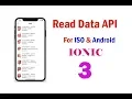 How read data from api in ionic 4 part 3