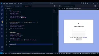 Live coding session Responsive OTP Verification Form with HTML CSS and JavaScript iwmvictor