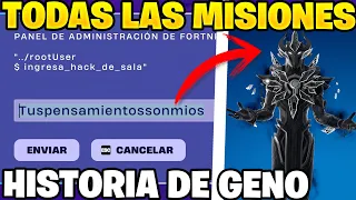 COMO COMPLETAR TODAS LAS MISIONES DE HISTORIA DE GENO LA REALIDAD DEFINITIVA O REALIDAD PRIMORDIAL