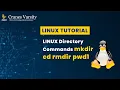 Linux Directory Commands mkdir cd rmdir pwd 1
