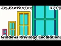 Windows Privilege Escalation Jr PenTester EP39 TryHackMe Privilege Escalation For Beginners