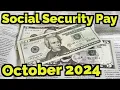 October 2024 Social Security Payment Schedule Extra Money Increase Payment Dates Double Pay