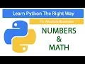 Learn Python 3 Numbers Math 2018
