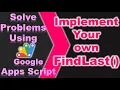 How to find the last matching character in Google Sheets using Google Apps Script