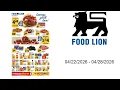 Food Lion Weekly Ad - 2026