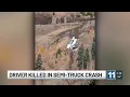 Driver dead after semi-truck goes off the side of Wolf Creek Pass