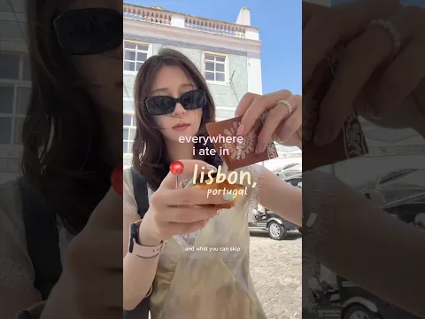 lisbon restaurants worth the hype 🇵🇹 #foodreview #portugal #lisbon #travelvlog