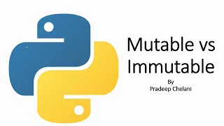 Python Full Course - Mutable vs Immutable