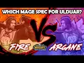 Ulduar Mage Spec Guide DPS Amounts For Each Spec in P1 BIS P2 BIS gear
