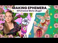 Make Whimsical Boho Bugs for Junk Journals Easy Ephemera Anyone Can Make