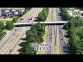 4K Drone of SUMMER TRAFFIC on Garden State Parkway South near Exit 105