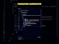 Password Generator In JavaScript In 60 Sec