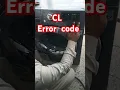 CL Error code Samsung washing machine part 1