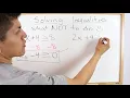 7th Grade Math Solving Inequalities What not to do