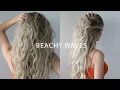 HOW TO BEACH WAVES With Flat Iron Hair Tutorial