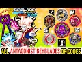 All Antagonist Beyblades UNLEASHED QR Codes Revealed Beyblade Burst App FreestyleBlader
