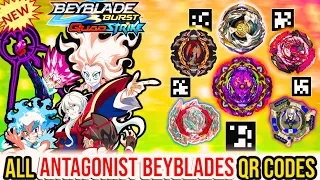 all antagonist beyblades unleashed qr codes revealed beyblade burst app freestyleblader