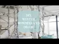 DIY WINTER ONEDERLAND PARTY affordable decorations and game ideas