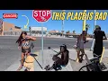 exploring las Vegas worst areas on my e scooter