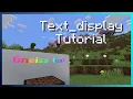 Text Display Tutorial