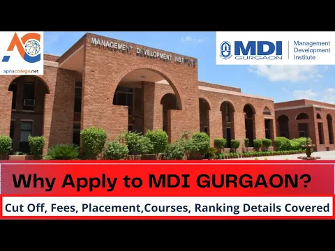 Download MP3 MDI GURGAON: Ranking, CutOff,Courses, Placement, Alumni, Fees in details