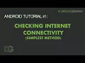 Checking internet connection using Volley Library - DroidGraphy Android Tutorials