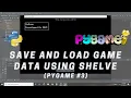 Pygame The Corporate CEO - Save and Load Game Data Using Shelve Pygame