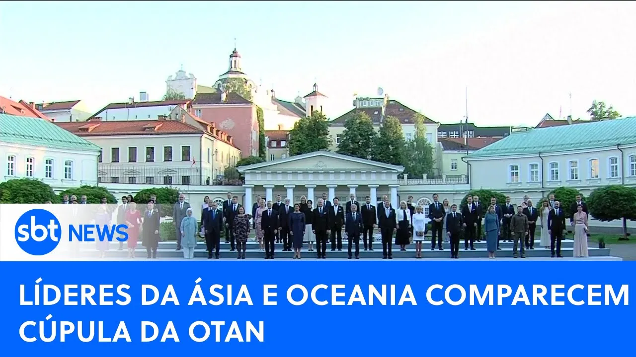 Cúpula da Otan: Presença de líderes da Ásia e Oceania preocupa autoridades| #SBTNewsnaTV (12/07/23)