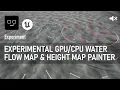Painting water flow waves height using Blueprints in UE - WIP