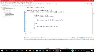 JAVA DecisionControl - if-else TAMIL