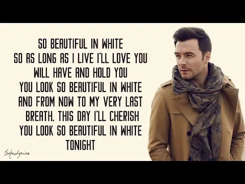 Download MP3 Beautiful In White - Shane Filan (Lyrics) 🎵