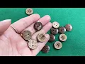 Brown Wood 18mm 2-Hole Round Mixed-Pattern Buttons Pack Of 20 Y16605