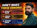 Python Errors Explained for Beginners Full Concept with Examples