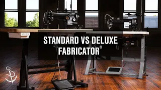 Comparing the Sailrite Fabricator Deluxe Standard Sewing Machine Packages