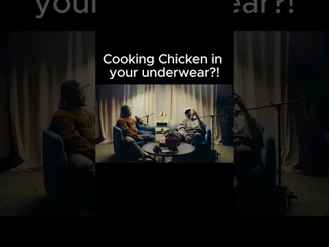 Thats where we cooking chicken now? lol  #podcast #comedy #funny