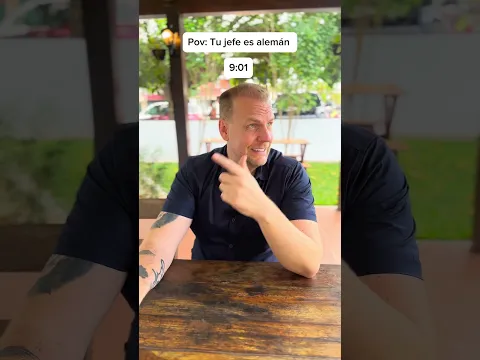 Es así tener un jefe alemán, siempre puntual 😌