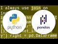 What is the difference between join and merge in Pandas