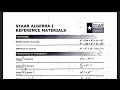 Algebra 1 Brain Dump Reference Sheet