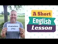 Learn the English Phrases SHAMELESS PLUG and PLUG AWAY - A Short English Lesson with Subtitles