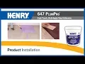 HENRY 647 PLUMPRO Fast-Track Roll-Apply Vinyl Adhesive
