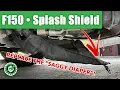 F150 Replacement Splash Guard Splash Shield Skid Plate The Saggy Diaper