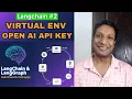 LangChain Tutorial Setting up Dev Environment and OpenAI API Key in VS Code