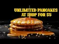 Unlimited Pancakes for 5 at IHOP Best Cheap Family Meal Deal