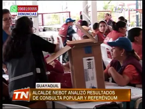 Alcalde Nebot analizó resultados de consulta popular y referéndum