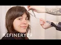 How To Style Bangs For a Smaller Forehead Hair Me Out Refinery29